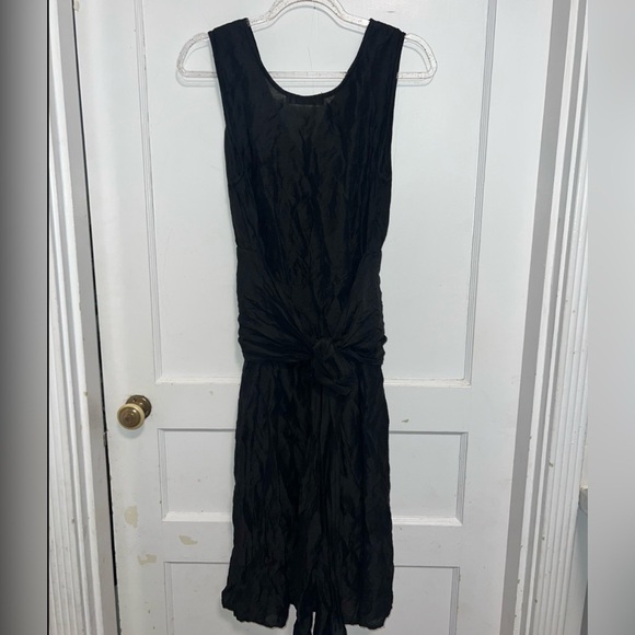 Cut Loose Black Cocktail Ruched Waist Tank Dress Size S - Picture 4 of 4